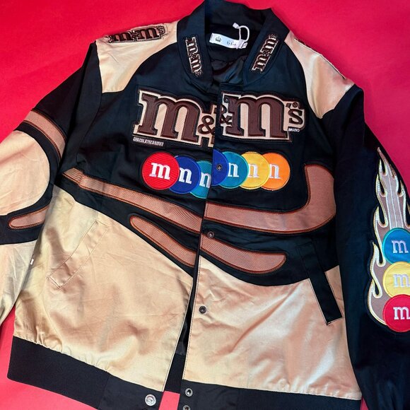 Y2K M&M’s Racing Jacket (Kids XL Fit) – Early 2000s Collectible - Picture 9 of 11